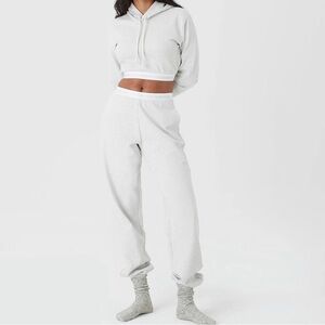 Kith x Calvin Klein Heather Gray Sweatpants and hoodie